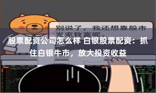 股票配资公司怎么样 白银股票配资：抓住白银牛市，放大投资收益